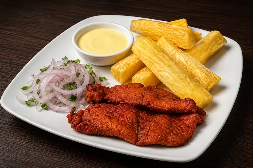 Cecina with Yuca